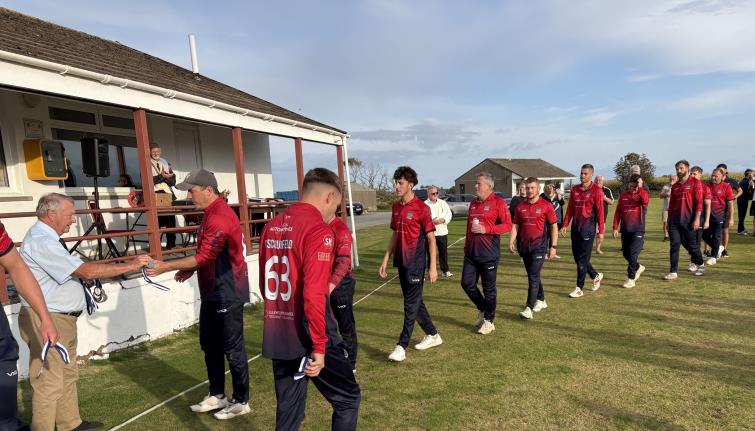 Disconsolate Whitland take their runners-up medals